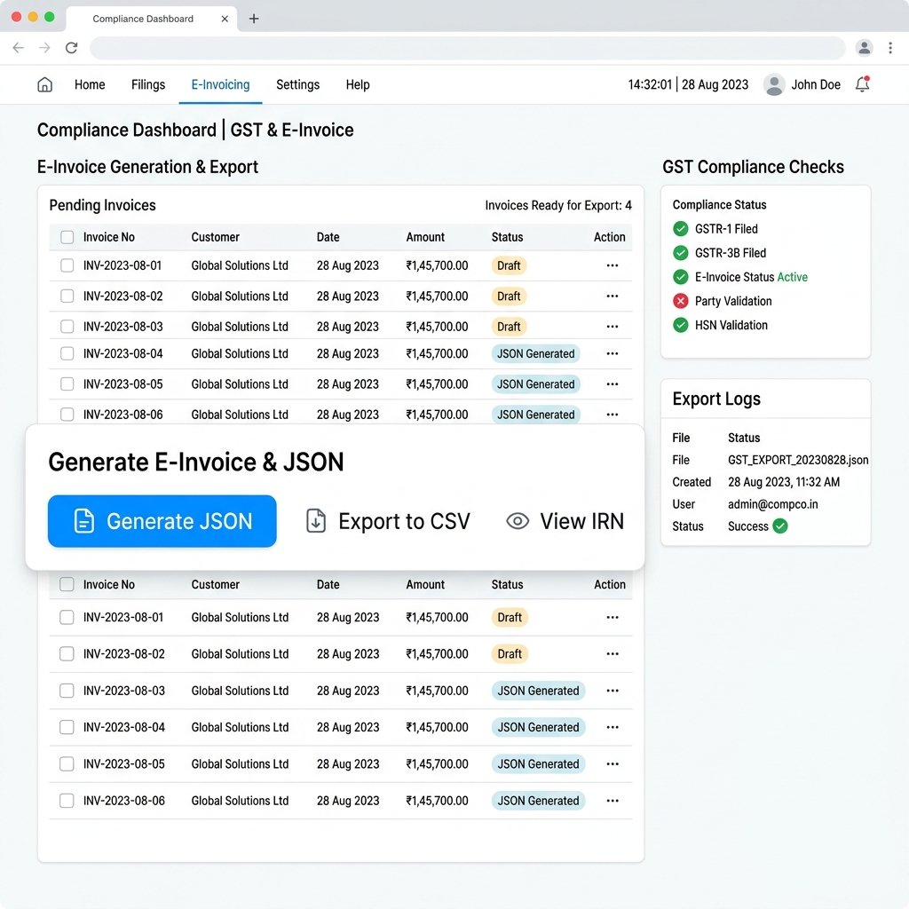 E-Invoice Exporter