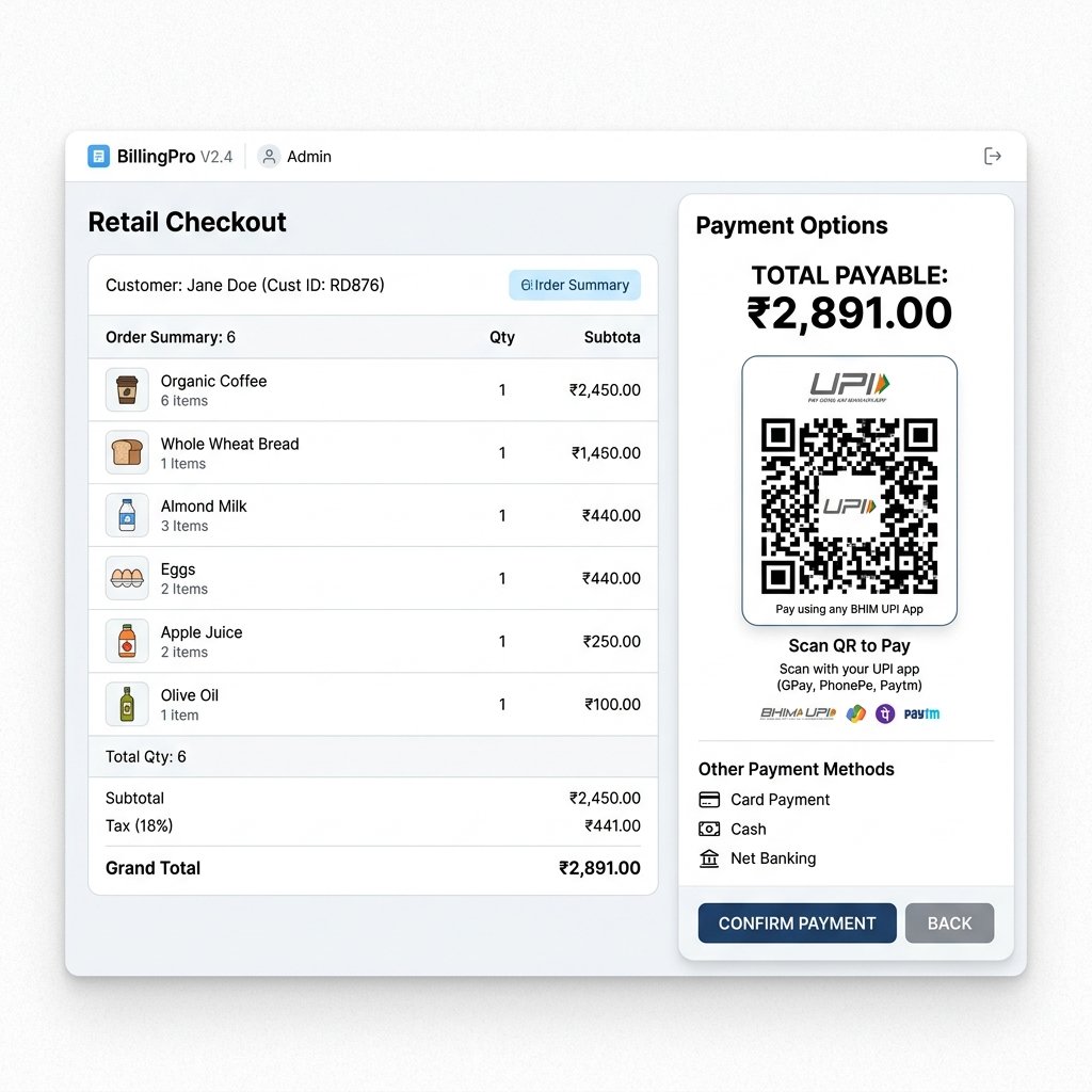 UPI Checkout Sidebar